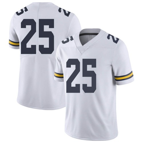 Cornell Wheeler Michigan Wolverines Youth NCAA #25 White Limited Brand Jordan College Stitched Football Jersey BBQ8654EG